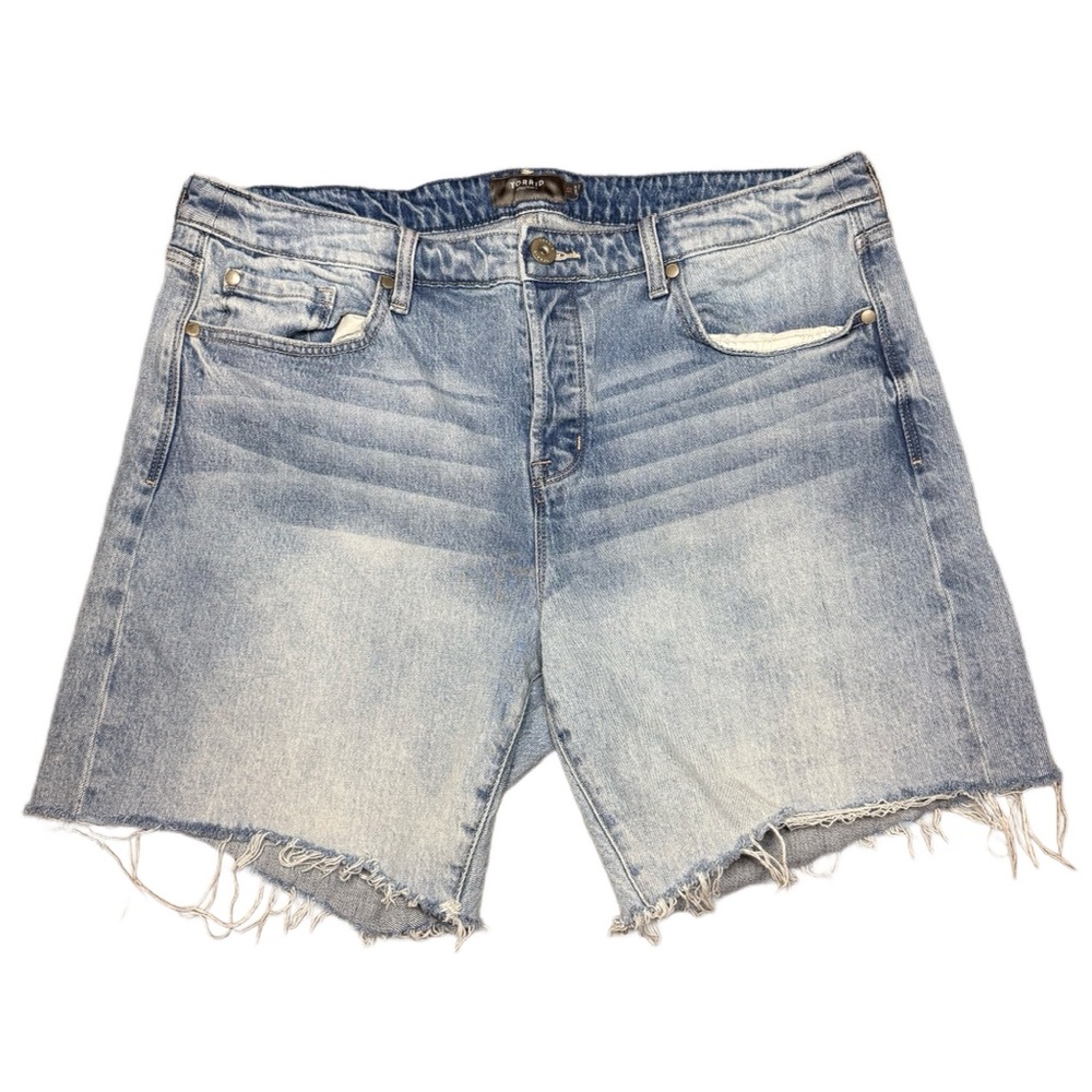 Torrid Light Blue Jean Shorts